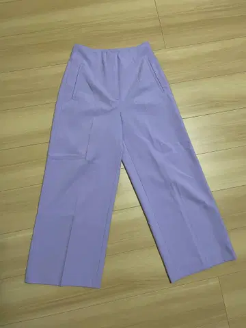 자라 ZARA 라벤더 와이드 레그 슬랙스 XS