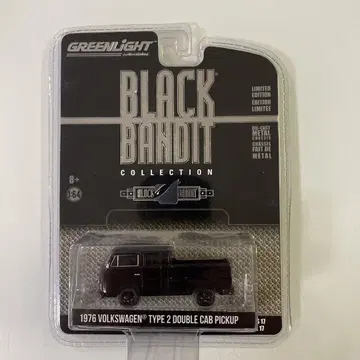 GREENLIGHT BLACK BANDIT 폭스바겐 타입 2 더블 캡