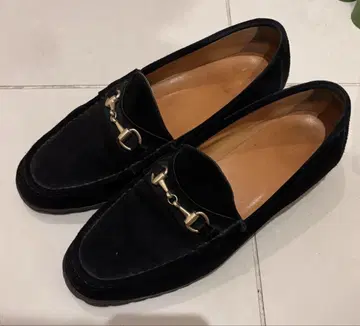 UNITED ARROWS 스웨이드 비트 로퍼 블랙 27.5cm