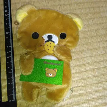 새상품 리락쿠마 다이 컷 파우치 파우치 봉제 인형 펜 케이스 지갑