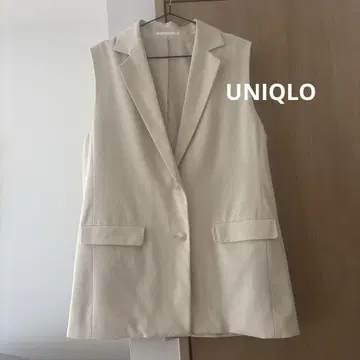 유니클로 아이보리 노카라 베스트