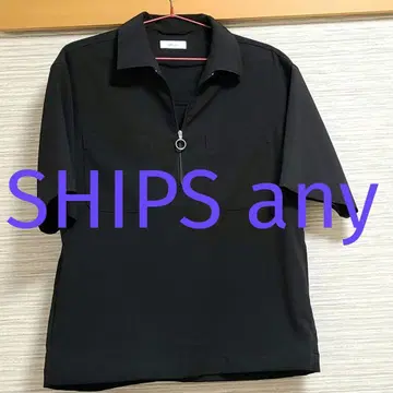 SHIPS any 반팔 집업 셔츠