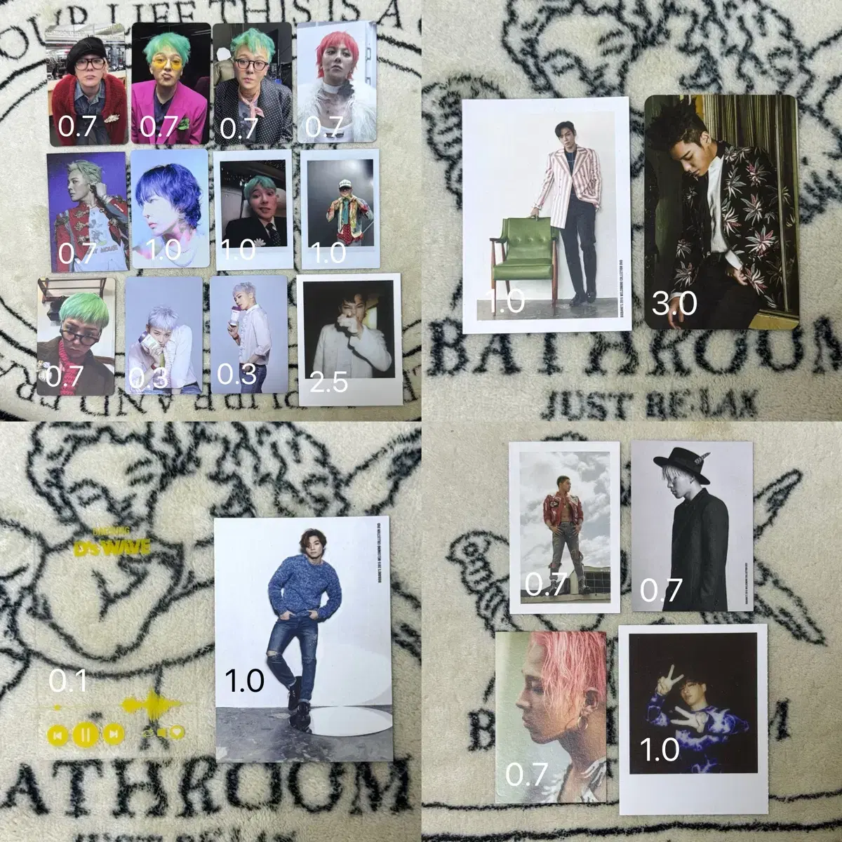 BIGBANG WELCOMING COLLECTION ジヨン ポストカード BIGBANG 2015