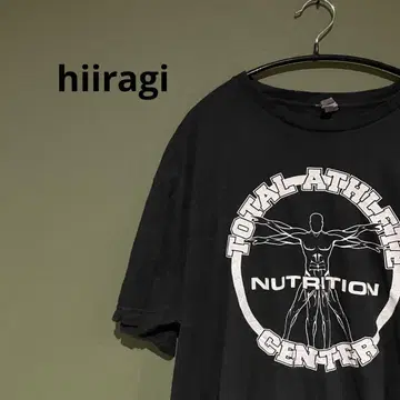 TOTAL ATHLETE CENTER 티셔츠 블랙 구제 의류 T