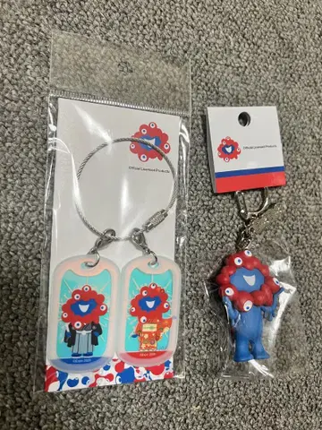 만박 밉밉 도그 태그 아크릴 입체 키링