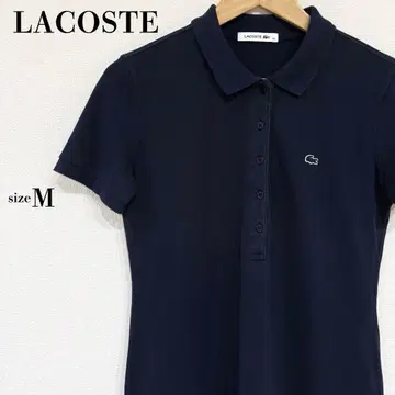 LACOSTE 라코스테 네이비 반팔 폴로 원피스 M 피케 셔츠 원피스