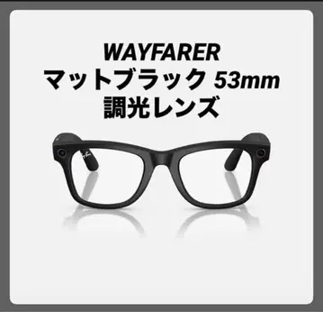 최신 모델] Ray-Ban Meta Wayfarer 조광 렌즈 L 사이즈