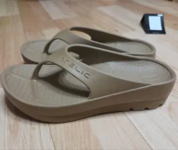 TELIC 테릭 W-FLIPFLOP 샌들 카멜 ML