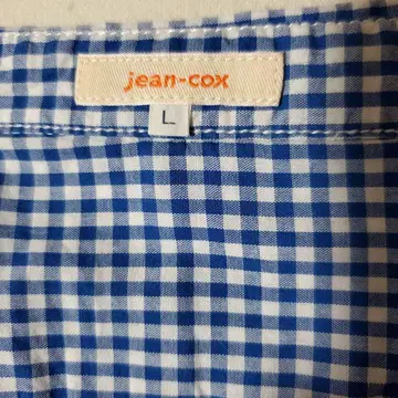 jean-cox 반팔 체크 셔츠 L