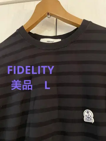 FIDELITY 새상품급 보더 티셔츠 L 반팔