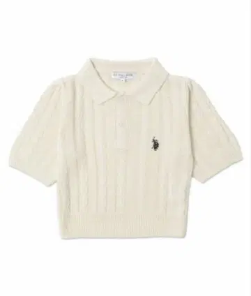 WEGO 별주 U.S. POLO ASSN. 케이블 니트 폴로