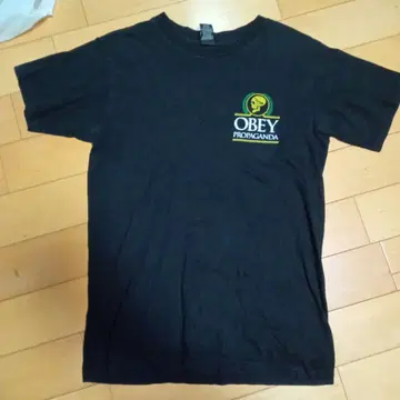OBEY 오베이 티셔츠 S 스컬 양면 프린트
