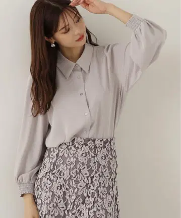 태국 탈부착 셔츠 블라우스 프로포션 바디 드레싱 모카 M 사이즈