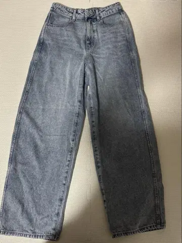 글로벌 워크 GOOD 데님 배기 팬츠