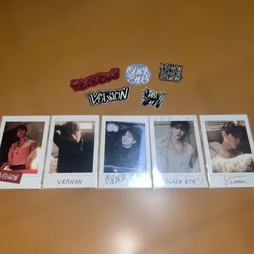 Vernon 엽서 5장 세트 스티커 포함