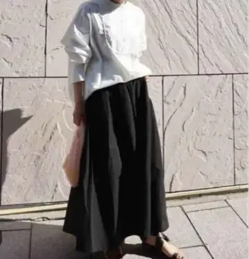 마챠트 machatt 샴브레이 롱 스커트 IENA yori