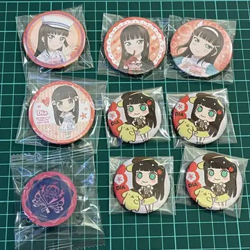 러브 라이브 선샤인 Aqours 캔뱃지 쿠로사와 다이아