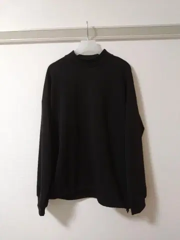 CTHY 분또 모크넥 롱 T 블랙 M 사이즈