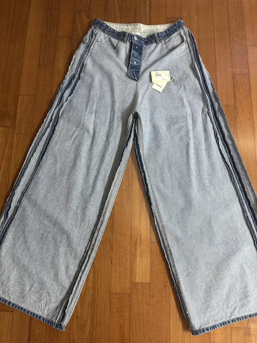 [XL] Vetements Inside Out Denim Pants