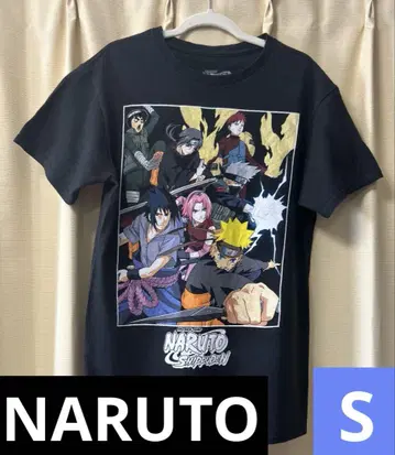 NARUTO -나루토- 질풍전 티셔츠 블랙 S 사이즈