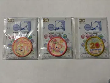 닷피 & 프렌즈 20주년 컬러풀 해피니스 와펜 3개 세트