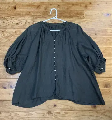 nest Robe 네스트로브 *린넨 개더 블라우스