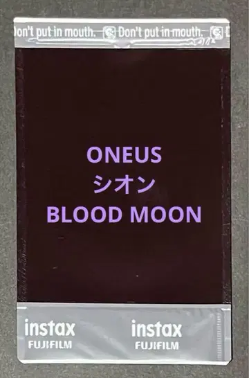 ONEUS 시온 사인 폴라로이드