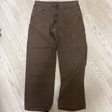 디키즈 브라운 데님 팬츠