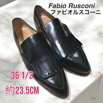 FABIO RUSCONI 파비오 루스코니 프린지 윙 칩 가죽