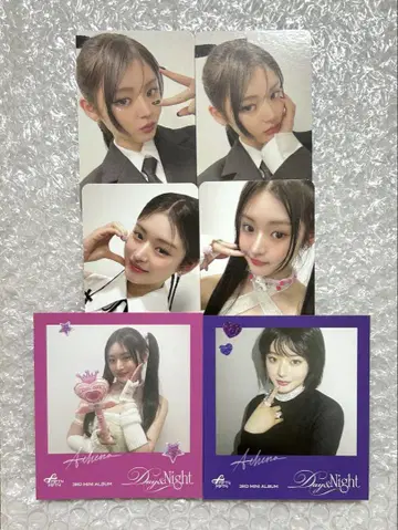 FIFTYFIFTY 아테나 트레이딩 카드 앨범 봉입 컴프 세트