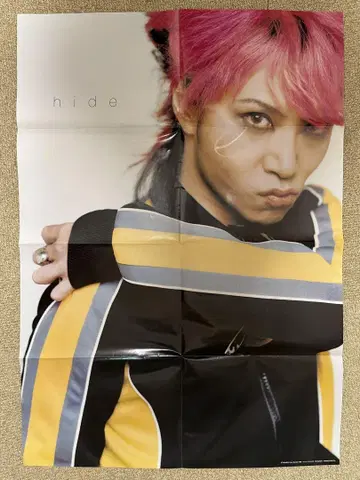 hide (X JAPAN) 잡지 부록 포스터