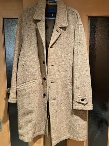 GARY WASSERMAN 울 롱 코트 스텐카라 코트 L