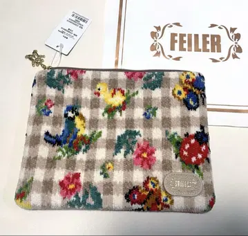 택 포함 새상품 FEILER 페이러 파우치 하이디 체크 인기 완판템