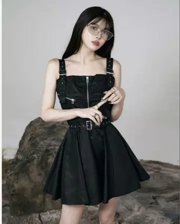 다리치 darich 나일론 점퍼 미니 원피스 FREE