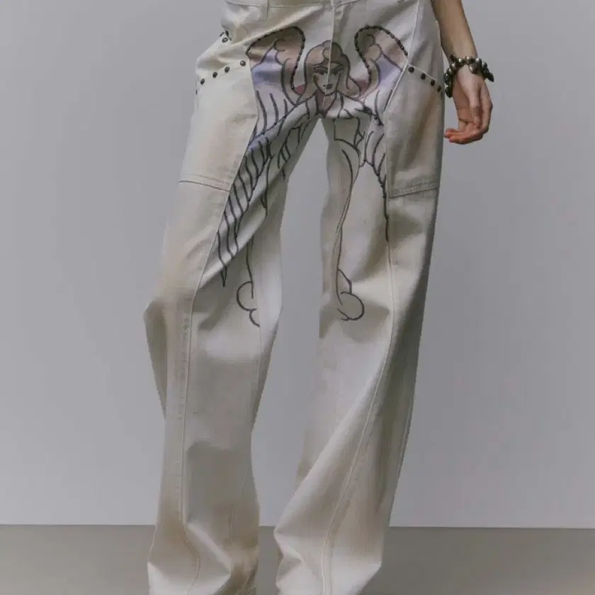 SCULPTOR | 스컬프터 Sculptor Ed Hardy Cracked Angel Denim on