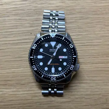 Seiko SKX007 7S26 다이버 워치 블랙 보이