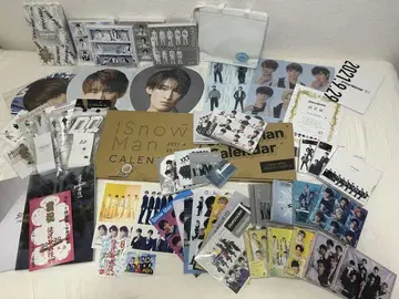 Snow Man 무카이 코지 굿즈 묶음 판매 (CD, DVD, 부채)