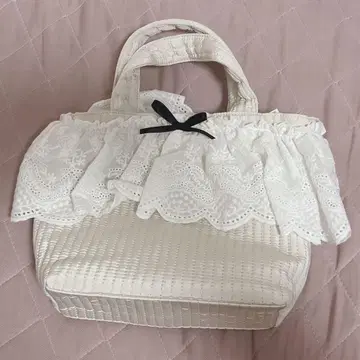 아베일 aichii 레이스 미니 2way 백 베이지 농후 화이트