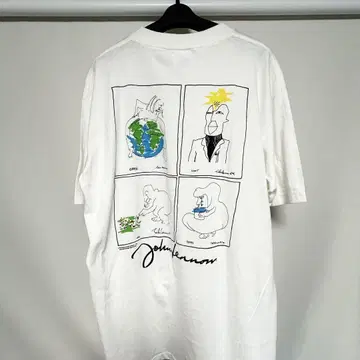 90s USA제 하드 록 카페 존 레논 티셔츠 size.XL