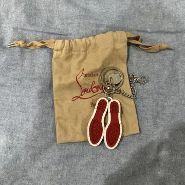 크리스찬 루부탱 러그 밑창 키링 신발 모양 키링