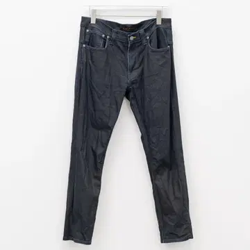 nudie jeans TAPE TED 33 블랙 코팅 검정 데님