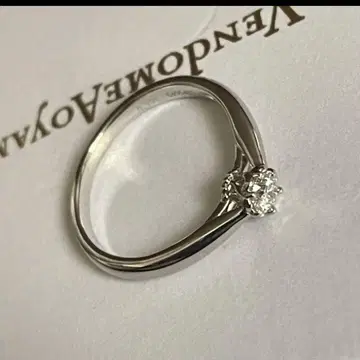 Vendome Aoyama 플라티나 다이아몬드 반지
