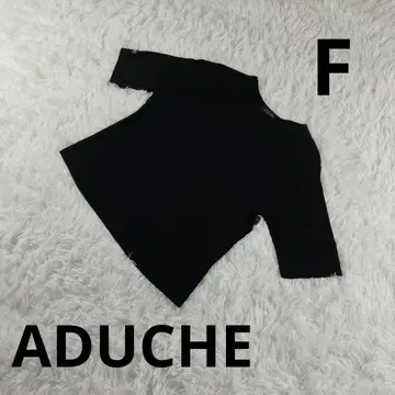 일본제 'ADUCHE' 티셔츠 블랙 프리 사이즈 여성용 블랙