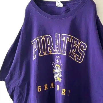 저지 PIRATES GRANBURG 티셔츠 XL 퍼플 보라색 구제 의류