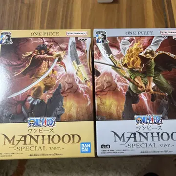원피스 MANHOOD 피규어 흰 수염 로저 2개 세트