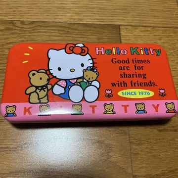 레트로 산리오 헬로키티 캔 펜 케이스