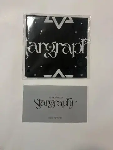 ASTRO 서울 콘서트 Stargraphy 오리지널 티켓 반다나