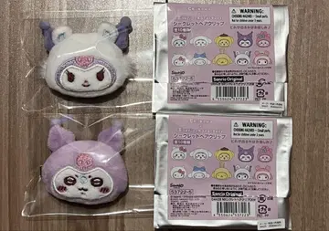 산리오 치이카와 (먼작귀) 시크릿 헤어 클립 모몽가 쿠로미