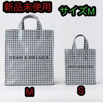 새상품 딘앤델루카 텐베어 토트백 깅엄