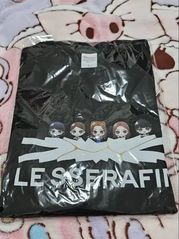 라스트원!! LE SSERAFIM 세가 럭키 쿠지 B상 티셔츠 L 사이즈